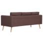 3-Sitzer-Sofa Stoff Braun 3-Sitzer-Sofa Stoff Braun
