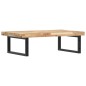 vidaXL Waschbeckenregal Wandmontage Stahl und Akazienholz vidaXL Waschbeckenregal Wandmontage Stahl und Akazienholz