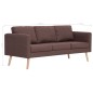3-Sitzer-Sofa Stoff Braun 3-Sitzer-Sofa Stoff Braun