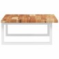 vidaXL Waschbeckenregal Wandmontage Stahl und Akazienholz vidaXL Waschbeckenregal Wandmontage Stahl und Akazienholz