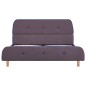 Bettgestell Taupe Stoff 140x200 cm Bettgestell Taupe Stoff 140x200 cm