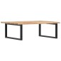 vidaXL Waschbeckenregal Wandmontage Stahl und Akazienholz vidaXL Waschbeckenregal Wandmontage Stahl und Akazienholz