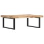 vidaXL Waschbeckenregal Wandmontage Stahl und Akazienholz vidaXL Waschbeckenregal Wandmontage Stahl und Akazienholz