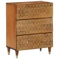 vidaXL Beistellschränke 2 Stk. 60x33x75 cm Massivholz Mango vidaXL Beistellschränke 2 Stk. 60x33x75 cm Massivholz Mango