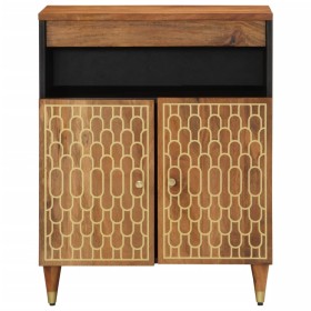 vidaXL Beistellschrank 60x33x75 cm Massivholz Mango