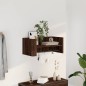 vidaXL Wandregal Braun Eichen-Optik 70,5x35x30,5 cm Holzwerkstoff vidaXL Wandregal Braun Eichen-Optik 70,5x35x30,5 cm Holzwerkstoff