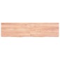 vidaXL Tischplatte Hellbraun 160x40x(2-6)cm Massivholz Eiche Behandelt vidaXL Tischplatte Hellbraun 160x40x(2-6)cm Massivholz Eiche Behandelt