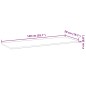 vidaXL Waschtischplatte Unbehandelt 140x50x2 cm Massivholz Akazie vidaXL Waschtischplatte Unbehandelt 140x50x2 cm Massivholz Akazie
