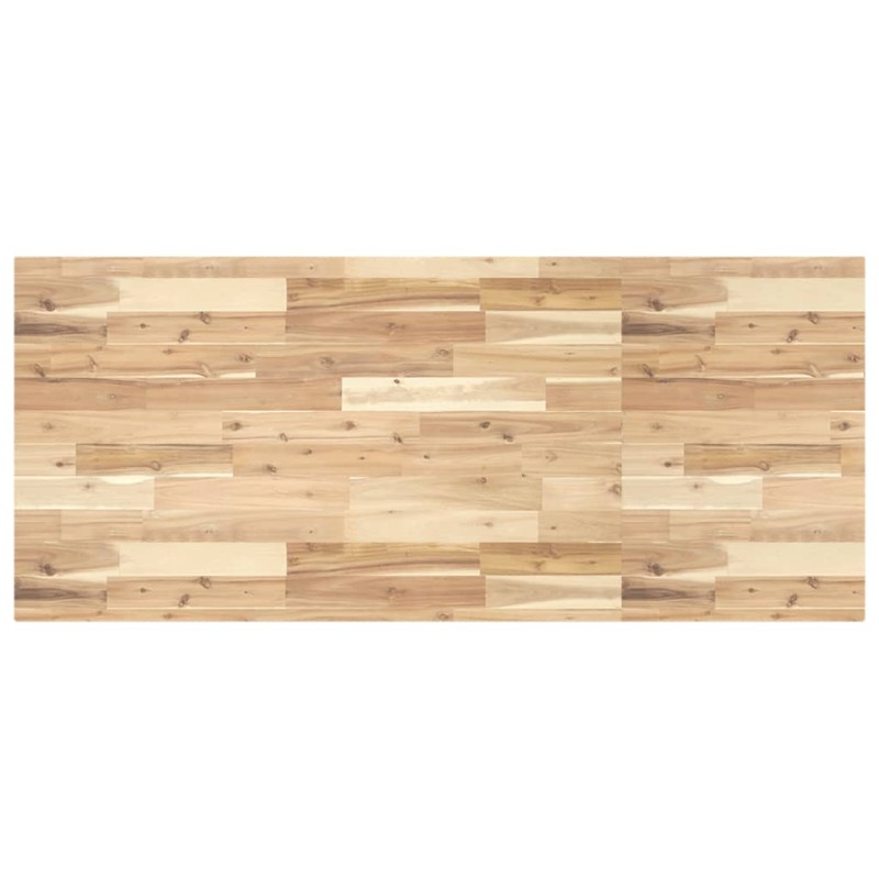vidaXL Waschtischplatte Unbehandelt 140x60x4 cm Massivholz Akazie vidaXL Waschtischplatte Unbehandelt 140x60x4 cm Massivholz Akazie