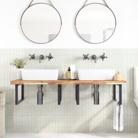 vidaXL Waschtischplatte Unbehandelt 140x60x4 cm Massivholz Akazie