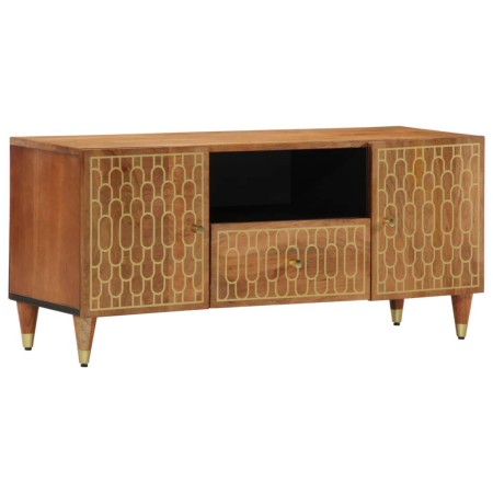 vidaXL TV-Schrank 105x33x46 cm Massivholz Mango