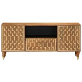vidaXL TV-Schrank 105x33x46 cm Massivholz Mango