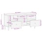 vidaXL TV-Schrank 100x33x46 cm Massivholz Mango vidaXL TV-Schrank 100x33x46 cm Massivholz Mango