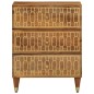 vidaXL Nachttisch 50x33x62 cm Massivholz Mango