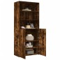 vidaXL Highboard Räuchereiche 80x42,5x185 cm Holzwerkstoff vidaXL Highboard Räuchereiche 80x42,5x185 cm Holzwerkstoff