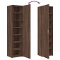 vidaXL Highboard Braun Eichen-Optik 45x42,5x185 cm Holzwerkstoff vidaXL Highboard Braun Eichen-Optik 45x42,5x185 cm Holzwerkstoff