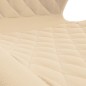 Esszimmerstühle 2 Stk. Drehbar Creme Samt Esszimmerstühle 2 Stk. Drehbar Creme Samt