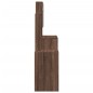 vidaXL Schminktisch mit Schrank Braun Eichen-Optik 80x35x132 cm vidaXL Schminktisch mit Schrank Braun Eichen-Optik 80x35x132 cm