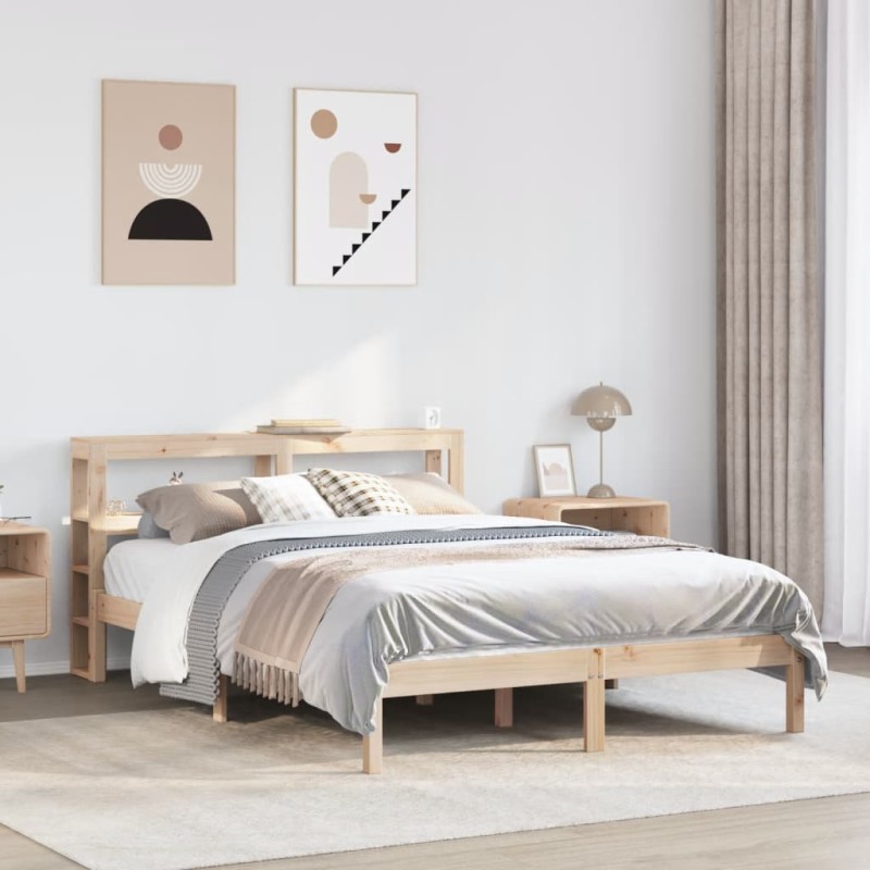 vidaXL Massivholzbett ohne Matratze 160x200 cm Kiefernholz vidaXL Massivholzbett ohne Matratze 160x200 cm Kiefernholz