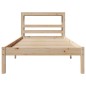 vidaXL Massivholzbett ohne Matratze 100x200 cm Kiefernholz vidaXL Massivholzbett ohne Matratze 100x200 cm Kiefernholz