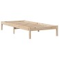vidaXL Massivholzbett ohne Matratze 100x200 cm Kiefernholz vidaXL Massivholzbett ohne Matratze 100x200 cm Kiefernholz