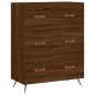 Highboard Braun Eichen-Optik 69,5x34x180 cm Holzwerkstoff Highboard Braun Eichen-Optik 69,5x34x180 cm Holzwerkstoff