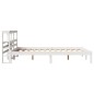 vidaXL Massivholzbett ohne Matratze Weiß 120x190 cm Kiefernholz vidaXL Massivholzbett ohne Matratze Weiß 120x190 cm Kiefernholz