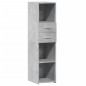 vidaXL Highboard Betongrau 30x42,5x124 cm Holzwerkstoff vidaXL Highboard Betongrau 30x42,5x124 cm Holzwerkstoff
