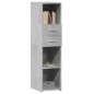 vidaXL Highboard Betongrau 30x42,5x124 cm Holzwerkstoff vidaXL Highboard Betongrau 30x42,5x124 cm Holzwerkstoff