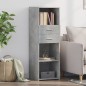 vidaXL Highboard Betongrau 40x42,5x124 cm Holzwerkstoff vidaXL Highboard Betongrau 40x42,5x124 cm Holzwerkstoff