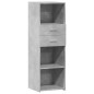 vidaXL Highboard Betongrau 40x42,5x124 cm Holzwerkstoff vidaXL Highboard Betongrau 40x42,5x124 cm Holzwerkstoff