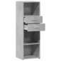 vidaXL Highboard Betongrau 40x42,5x124 cm Holzwerkstoff vidaXL Highboard Betongrau 40x42,5x124 cm Holzwerkstoff