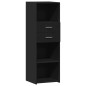vidaXL Highboard Schwarz 40x42,5x124 cm Holzwerkstoff vidaXL Highboard Schwarz 40x42,5x124 cm Holzwerkstoff