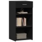 vidaXL Sideboard Schwarz 45x42,5x93 cm Holzwerkstoff vidaXL Sideboard Schwarz 45x42,5x93 cm Holzwerkstoff