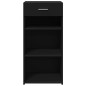vidaXL Sideboard Schwarz 45x42,5x93 cm Holzwerkstoff vidaXL Sideboard Schwarz 45x42,5x93 cm Holzwerkstoff