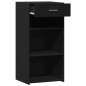 vidaXL Sideboard Schwarz 45x42,5x93 cm Holzwerkstoff vidaXL Sideboard Schwarz 45x42,5x93 cm Holzwerkstoff