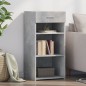 vidaXL Sideboard Betongrau 45x42,5x93 cm Holzwerkstoff vidaXL Sideboard Betongrau 45x42,5x93 cm Holzwerkstoff