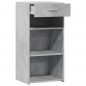 vidaXL Sideboard Betongrau 45x42,5x93 cm Holzwerkstoff vidaXL Sideboard Betongrau 45x42,5x93 cm Holzwerkstoff