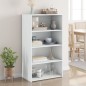 vidaXL Highboard Weiß 70x41x124 cm Holzwerkstoff vidaXL Highboard Weiß 70x41x124 cm Holzwerkstoff