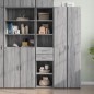 vidaXL Highboard Grau Sonoma 40x42,5x185 cm Holzwerkstoff vidaXL Highboard Grau Sonoma 40x42,5x185 cm Holzwerkstoff
