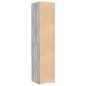 vidaXL Highboard Grau Sonoma 40x42,5x185 cm Holzwerkstoff vidaXL Highboard Grau Sonoma 40x42,5x185 cm Holzwerkstoff