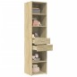 vidaXL Highboard Sonoma-Eiche 45x42,5x185 cm Holzwerkstoff vidaXL Highboard Sonoma-Eiche 45x42,5x185 cm Holzwerkstoff