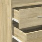 vidaXL Highboard Sonoma-Eiche 45x42,5x185 cm Holzwerkstoff vidaXL Highboard Sonoma-Eiche 45x42,5x185 cm Holzwerkstoff