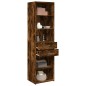 vidaXL Highboard Räuchereiche 50x42,5x185 cm Holzwerkstoff vidaXL Highboard Räuchereiche 50x42,5x185 cm Holzwerkstoff