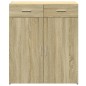 vidaXL Sideboard Sonoma-Eiche 80x42,5x93 cm Holzwerkstoff vidaXL Sideboard Sonoma-Eiche 80x42,5x93 cm Holzwerkstoff