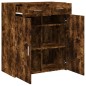 vidaXL Sideboard Räuchereiche 80x42,5x93 cm Holzwerkstoff vidaXL Sideboard Räuchereiche 80x42,5x93 cm Holzwerkstoff