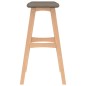 Barhocker 2 Stk. Taupe Stoff Barhocker 2 Stk. Taupe Stoff