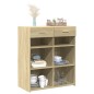 vidaXL Sideboard Sonoma-Eiche 80x42,5x93 cm Holzwerkstoff vidaXL Sideboard Sonoma-Eiche 80x42,5x93 cm Holzwerkstoff