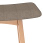 Barhocker 2 Stk. Taupe Stoff Barhocker 2 Stk. Taupe Stoff