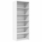 vidaXL Highboard Weiß 70x41x185 cm Holzwerkstoff vidaXL Highboard Weiß 70x41x185 cm Holzwerkstoff